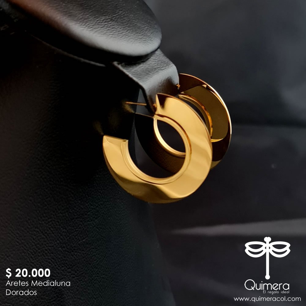 Aretes Media Luna Dorados 3.fw
